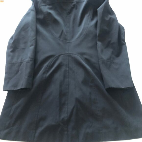 𝅺anne Klein Black Water Resistant Jacket Coat Large - Picture 7 of 16